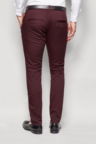 Smart Belted Chino Trousers